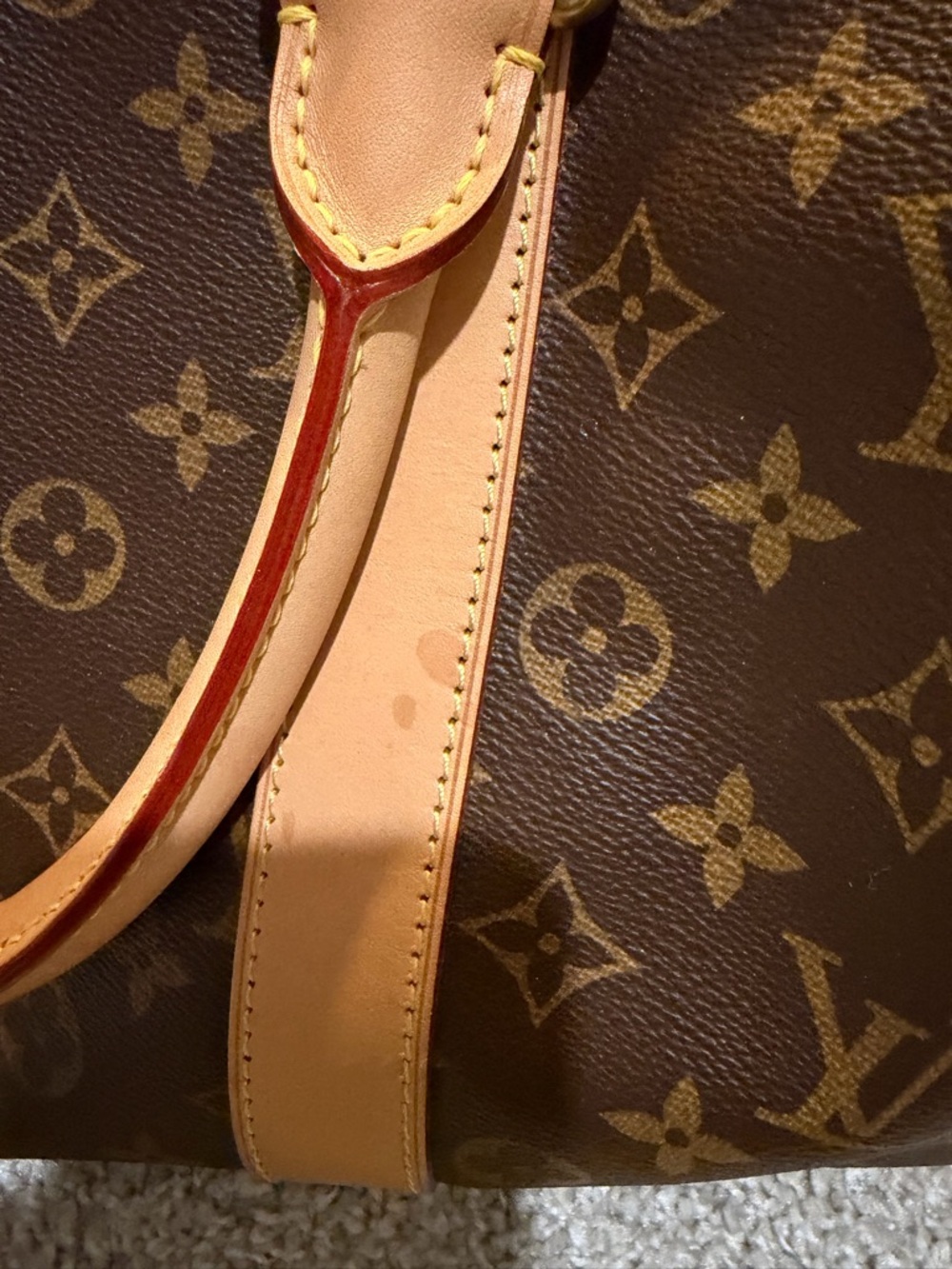 Louis Vuitton Monogram carryall bag - Picture 8 of 11